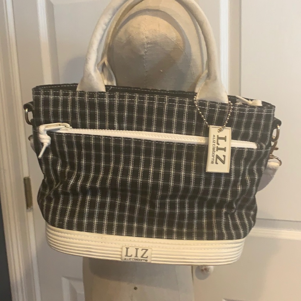 Unique vtg Liz Claiborne hand shoulder bag purse